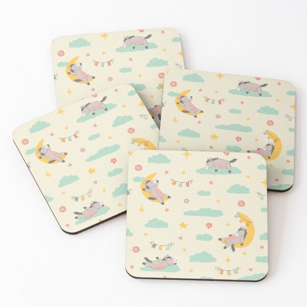 Item preview, Cute horses sleeping on Moon pattern designed and sold by Tayastore.
