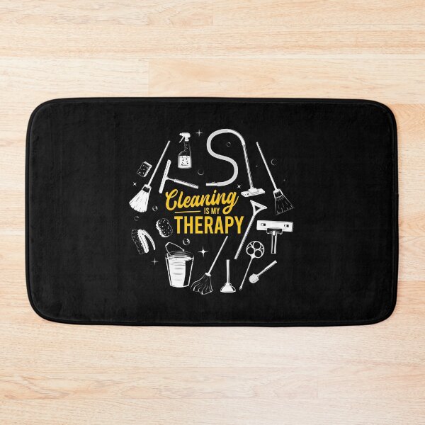 Item preview, Cleaning Is My Therapy Housewife Housekeeping Mom Vacuum Top Housewife Mother's Day Wife Mommy Parenting Parent designed and sold by shirti.