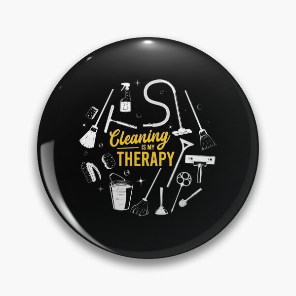 Item preview, Cleaning Is My Therapy Housewife Housekeeping Mom Vacuum Top Housewife Mother's Day Wife Mommy Parenting Parent designed and sold by shirti.