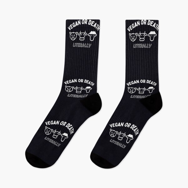 Item preview, Choose Vegan Or Death Literally - Vegan For The Animals designed and sold by GreenSlate.