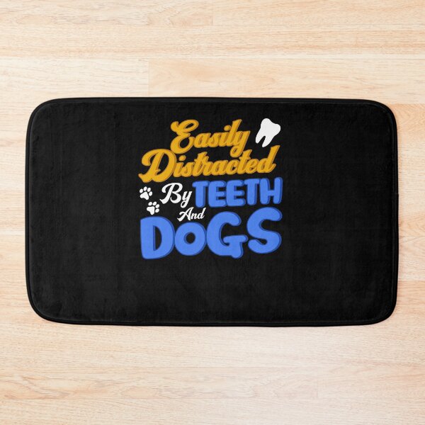 Item preview, Easily Distracted by Teeth and Dogs designed and sold by BLake77777.