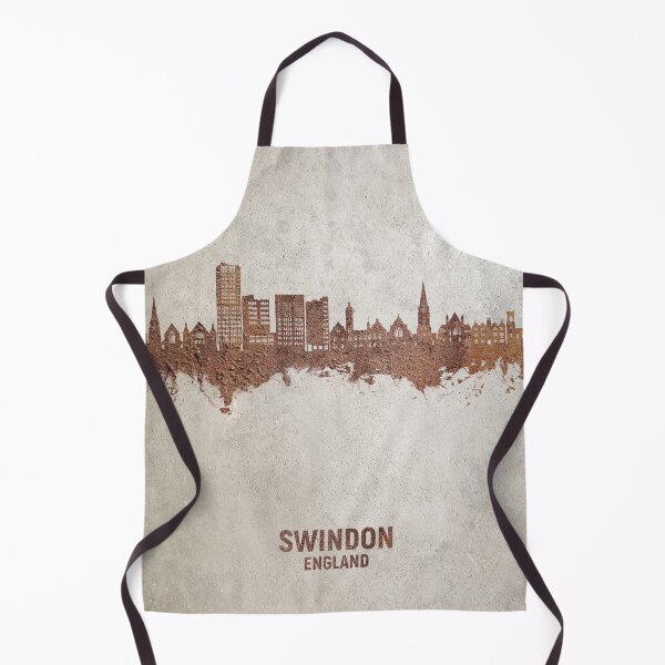 Aperçu de l'œuvre Swindon England Skyline créée et vendue par ArtPrints.