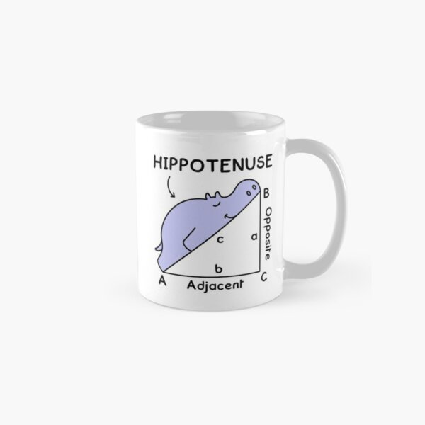 Hippotenuse, Hypotenuse Math Pun Classic Mug