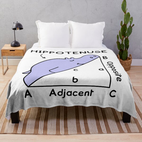Item preview, Hippotenuse, Hypotenuse Math Pun designed and sold by TashaVector.