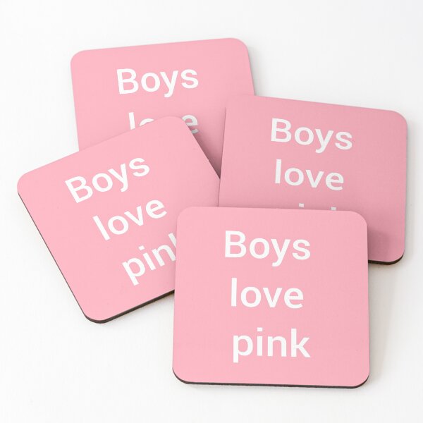 Item preview, Boys love pink- written with white over pink background designed and sold by FCEalin.