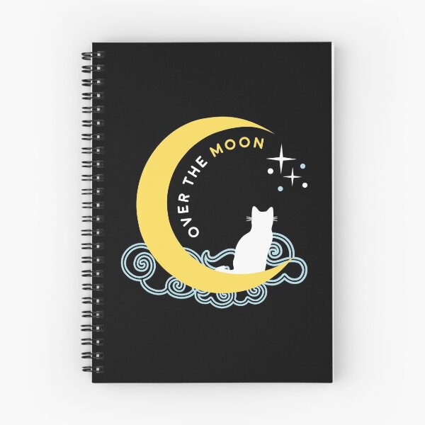 Item preview, Over the moon cat mooncat minimalist tattoo art designed and sold by Artyselley.