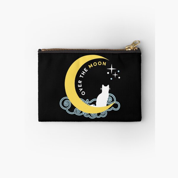 Item preview, Over the moon cat mooncat minimalist tattoo art designed and sold by Artyselley.