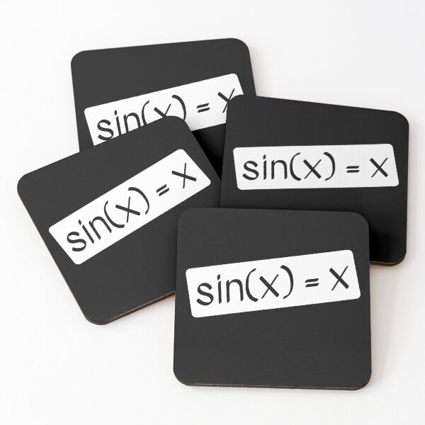 Item preview, Sine of X equals X, funny math & engineering joke designed and sold by TalesOfScience.