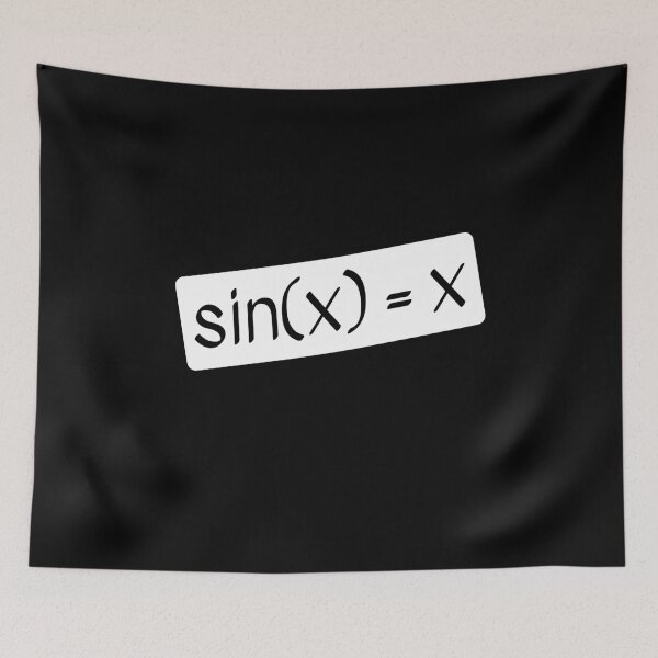 Item preview, Sine of X equals X, funny math & engineering joke designed and sold by TalesOfScience.