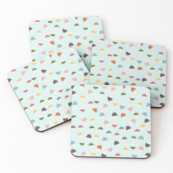 Item preview, Acorn Pattern on Blue Background designed and sold by kapotka.