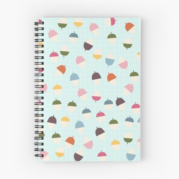 Item preview, Acorn Pattern on Blue Background designed and sold by kapotka.