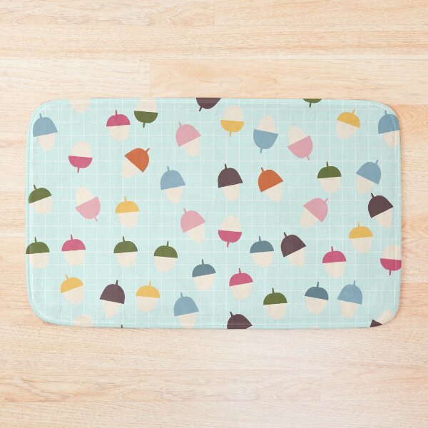 Item preview, Acorn Pattern on Blue Background designed and sold by kapotka.