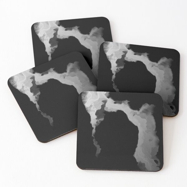 Item preview, Artsy River Map - Reisaelva, Norway (Black&White) designed and sold by Henrik Gulliksen Schüller.