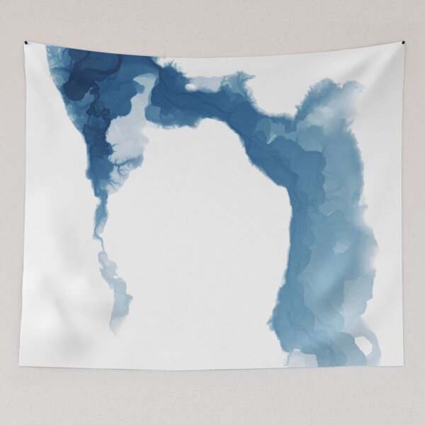 Item preview, Artsy River Map - Reisaelva, Norway designed and sold by Henrik Gulliksen Schüller.