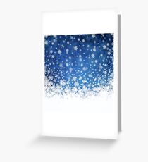 Winter background Greeting Card