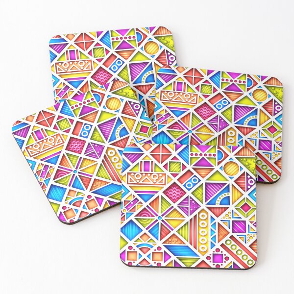 Item preview, 3d Colorful Geometric Pattern, Crazy Print designed and sold by lissantee.