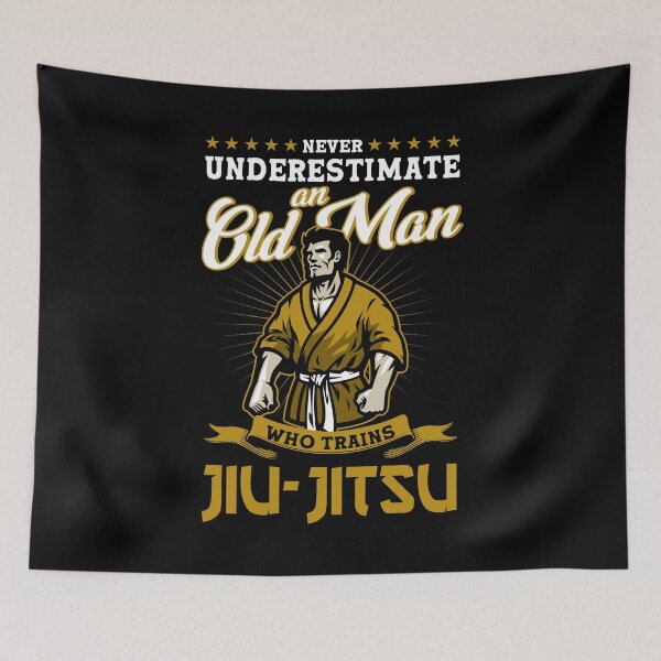 Item preview, Never Underestimate An Old Man Who Trains Jiu-Jitsu designed and sold by BLake77777.