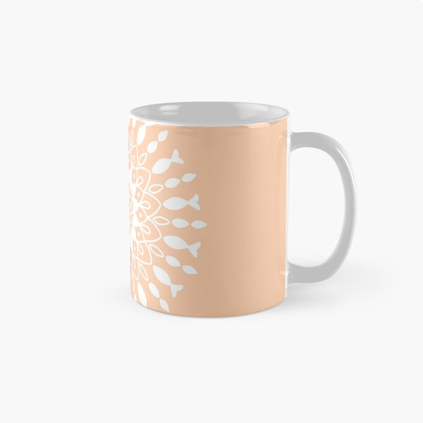 Item preview, Peach Fish Mandala designed and sold by Shalini Bisht.