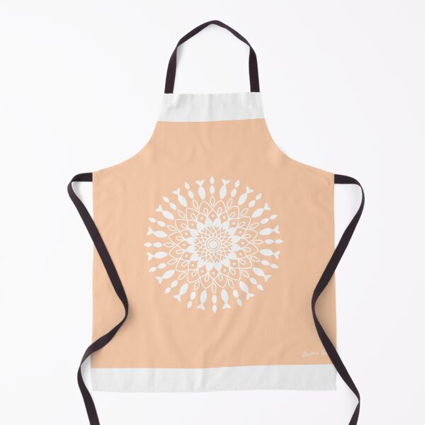 Item preview, Peach Fish Mandala designed and sold by Shalini Bisht.