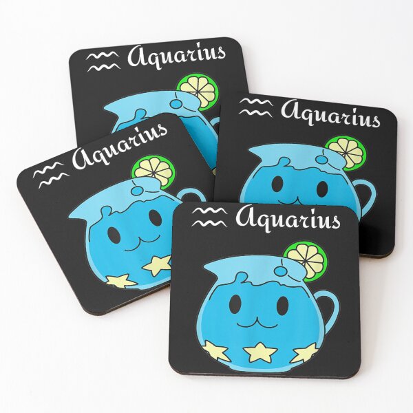 Item preview, Aquarius Horoscope Birthday Gift Anime Zodiac Astrology designed and sold by PauldroMartin.