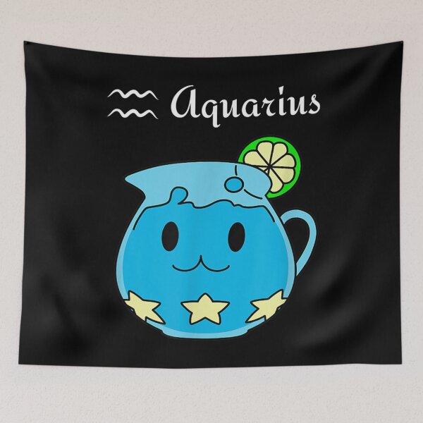 Item preview, Aquarius Horoscope Birthday Gift Anime Zodiac Astrology designed and sold by PauldroMartin.