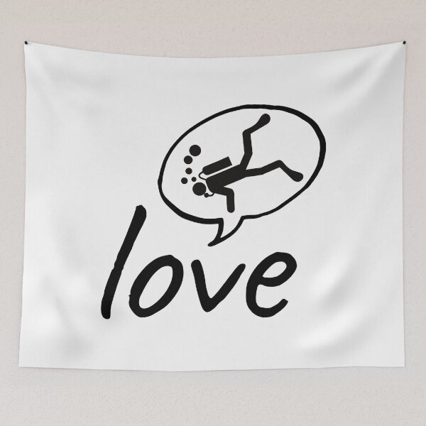 Item preview, Love: Scuba diving designed and sold by TheGreenGoat.