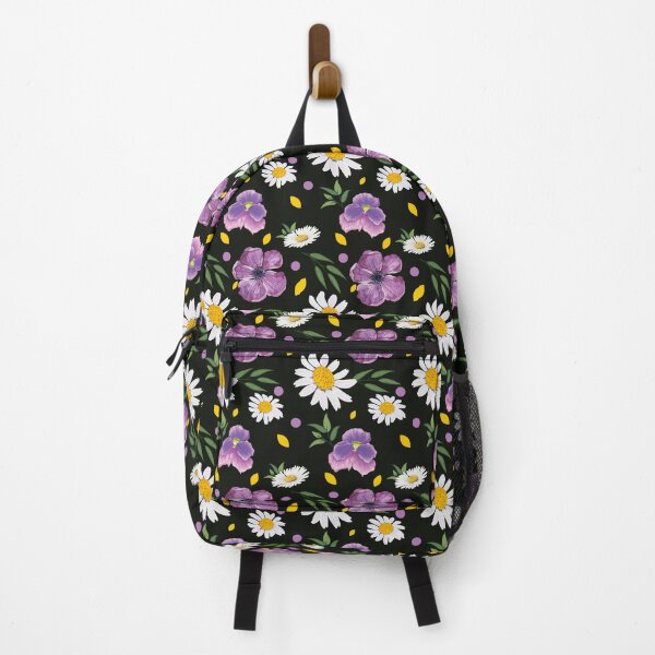 Item preview, Violet and daisy - floral pattern - Cute designed and sold by Atleta-Cali.