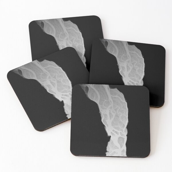 Item preview, Artsy River Map - Glomma, Koppang, Norway (Black&White) designed and sold by Henrik Gulliksen Schüller.