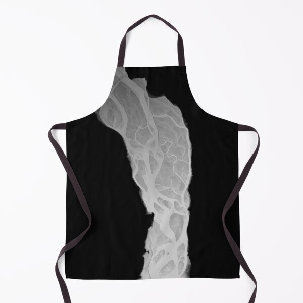 Item preview, Artsy River Map - Glomma, Koppang, Norway (Black&White) designed and sold by Henrik Gulliksen Schüller.