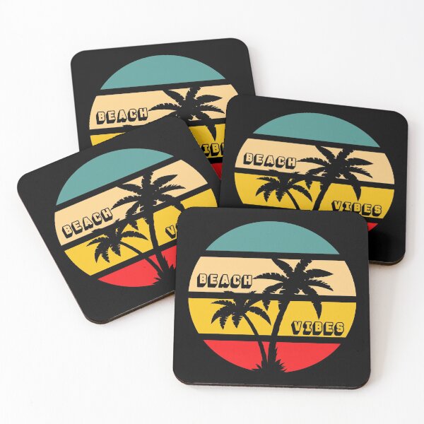 Item preview, Retro sun beach vibes palm leaves sunset designed and sold by Artyselley.