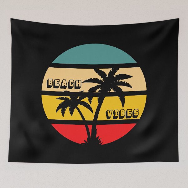 Item preview, Retro sun beach vibes palm leaves sunset designed and sold by Artyselley.
