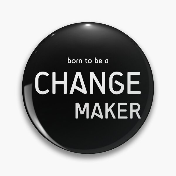 Item preview, Change Maker Typography Motivational Quote designed and sold by kerimeart.