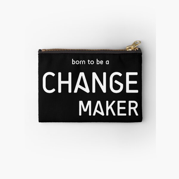 Item preview, Change Maker Typography Motivational Quote designed and sold by kerimeart.