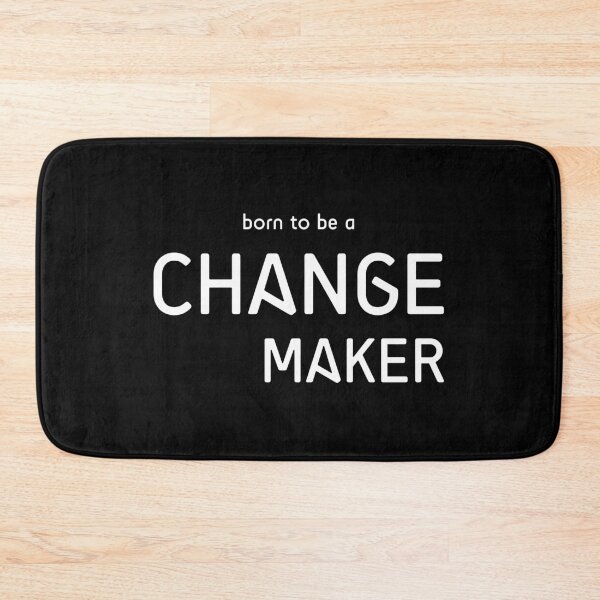 Item preview, Change Maker Typography Motivational Quote designed and sold by kerimeart.