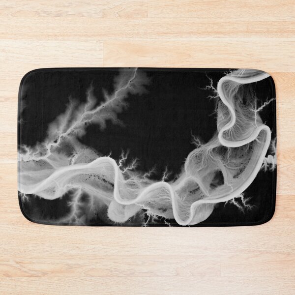 Item preview, Artsy River Map - Black Rock Desert, Nevada (Black&White) designed and sold by Henrik Gulliksen Schüller.