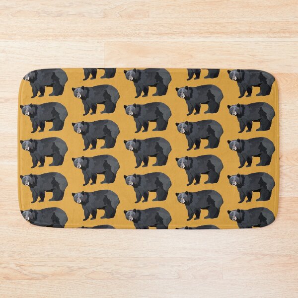 Item preview, A is for American Black Bear,American Black Bear Artwork – Majestic North American Bear Illustration and Wildlife Design designed and sold by PrettylittlepastelUk.