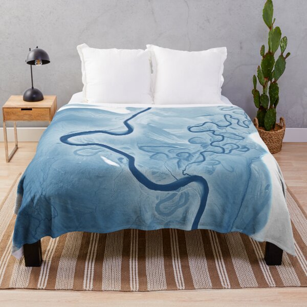 Item preview, Artsy River Map - Trinity River, Texas designed and sold by Henrik Gulliksen Schüller.