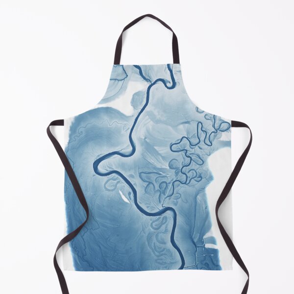 Item preview, Artsy River Map - Trinity River, Texas designed and sold by Henrik Gulliksen Schüller.