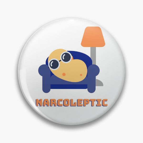 Item preview, Dark Humour Narcolepsy Joke Narcoleptic Couch Potato designed and sold by VanVleckDesigns.