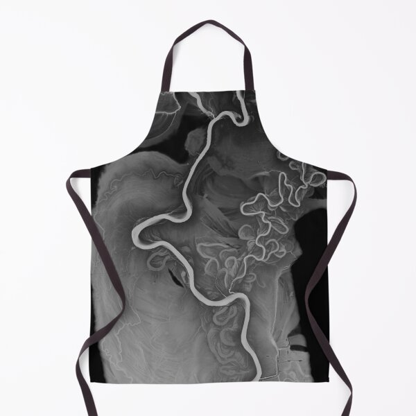 Item preview, Artsy River Map - Trinity River, Texas (Black&White) designed and sold by Henrik Gulliksen Schüller.