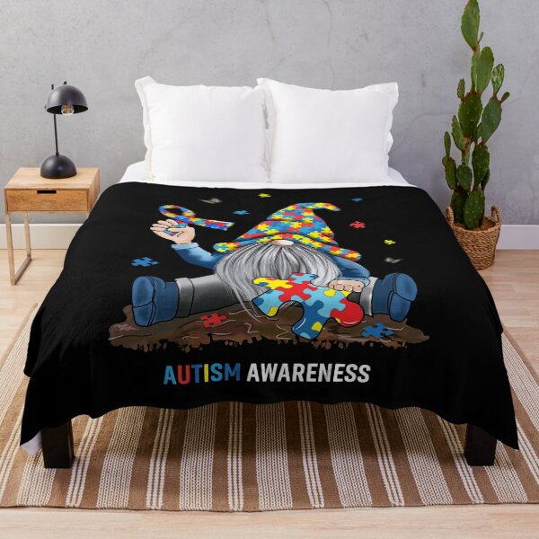 Item preview, Best Gnome Autism Warrior Disability Puzzle Awareness Ribbon designed and sold by tuanitus.