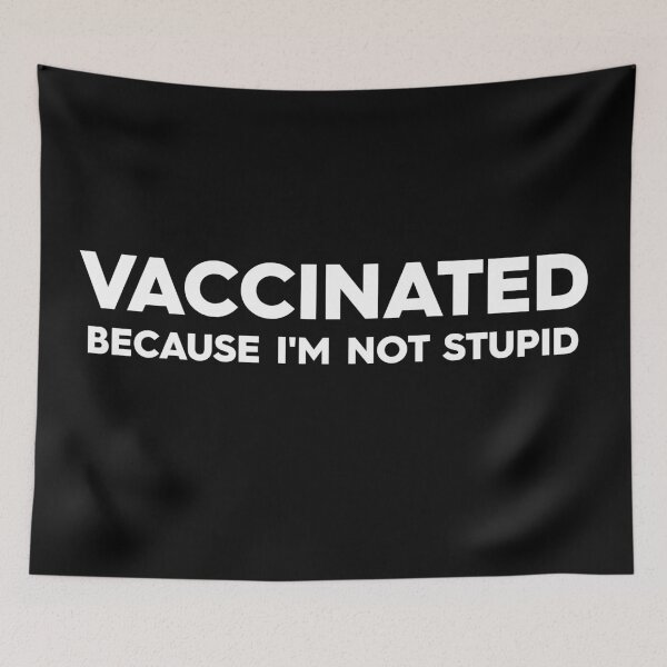 Item preview, Vaccinated, because I'm not stupid designed and sold by VintagePrada.