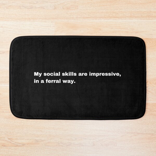 Item preview, Text based - My social skills designed and sold by OffensiveTCG.