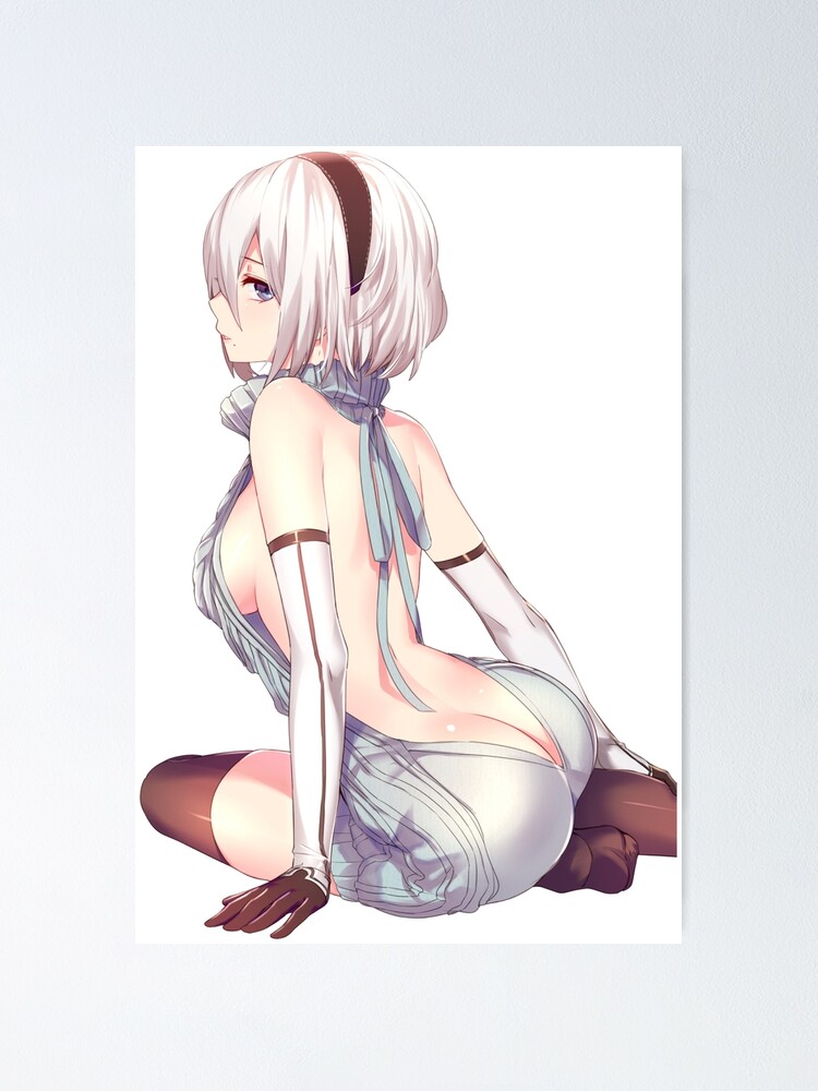 Nier Automata 2b Kawaii Poster For Sale By Miroteiempire Redbubble