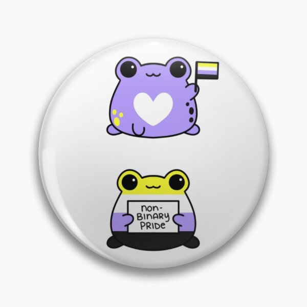 Item preview, Non-binary Pride Frogs Alt designed and sold by CorieCake.