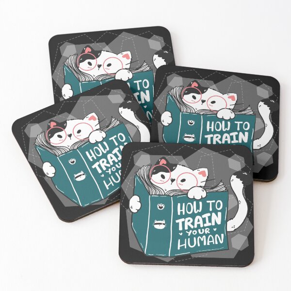 Item preview, Funny How to train your Human - for cat lovers designed and sold by Carlos Portilho.