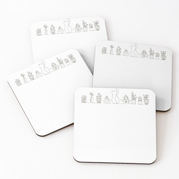 Item preview, Minimal Cats And Plants Line designed and sold by xinemchoanh1883.