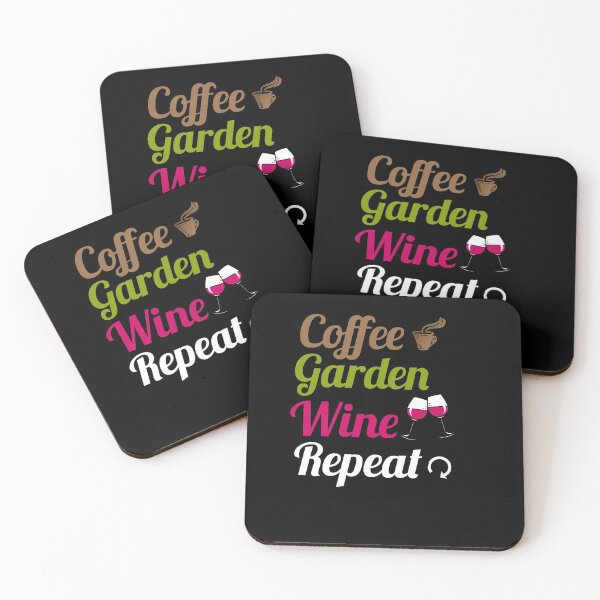 Item preview, Coffee garden wine repeat  designed and sold by Wideworld.