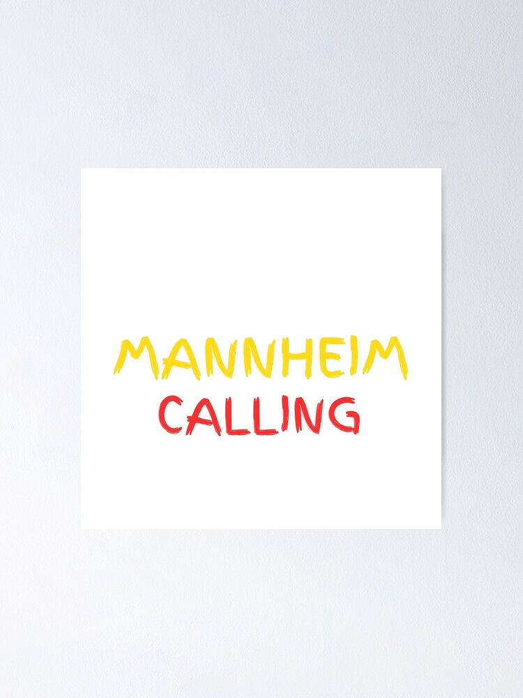 Thumbnail 1 of 3, Poster, Mannheim design designed and sold by Stylehigh.