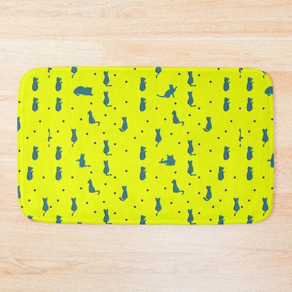 Item preview, Six feet apart Funny Cat Yellow Pattern for Cat Lovers Owners Gift designed and sold by mayamay0.